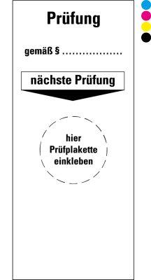 Grundplakette - Prüfung gemäß