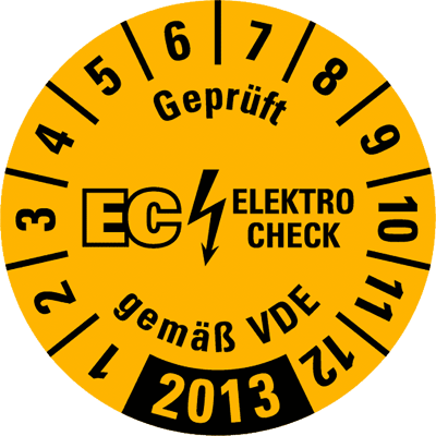 Kabel- und Elektrokennzeichen - Geprüft gemäß VDE 3